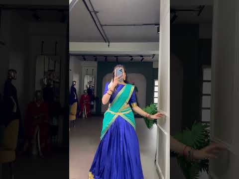 Royal Blue Elegant Poly Cotton Zari Weaving Stitched Lehenga Choli with Georgette Lace-Border Dupatta Premium Festive & Wedding Wear