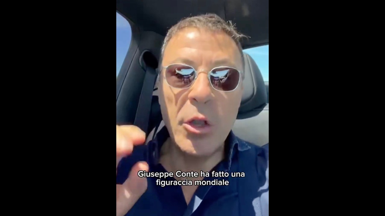 ITALO BOCCHINO: "AVETE VISTO LA FIGURACCIA MONDIALE DI GIUSEPPE CONTE? IL SUO VIDEO È FALSO"