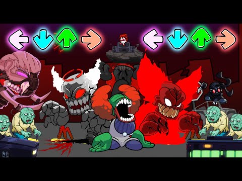 Tricky the clown Fighting Zombies - [FNF Zombie]