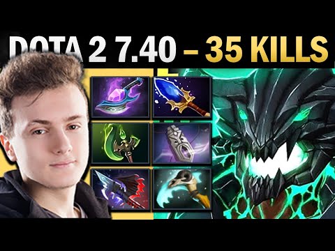 Outworld Destroyer Pro MID with 35 Kills with Parasma - Gameplay Dota 2