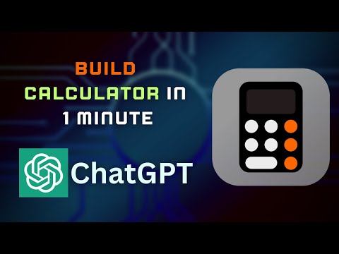 Build a Calculator App in Less Than 1 Minute using ChatGPT #chatgpt #openai