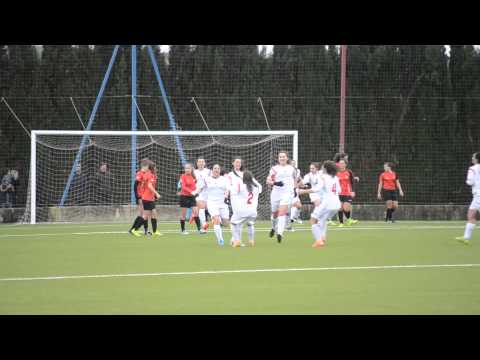 Gol de Mireia. Mulier FCN 5-1 Berriozar C.F. (18-01-2015). Liga Regional Navarra Femenina.