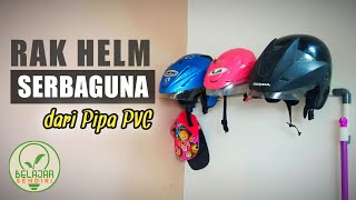 Membuat Gantungan Helm dari Paralon | DIY Helmet Hanger Ideas