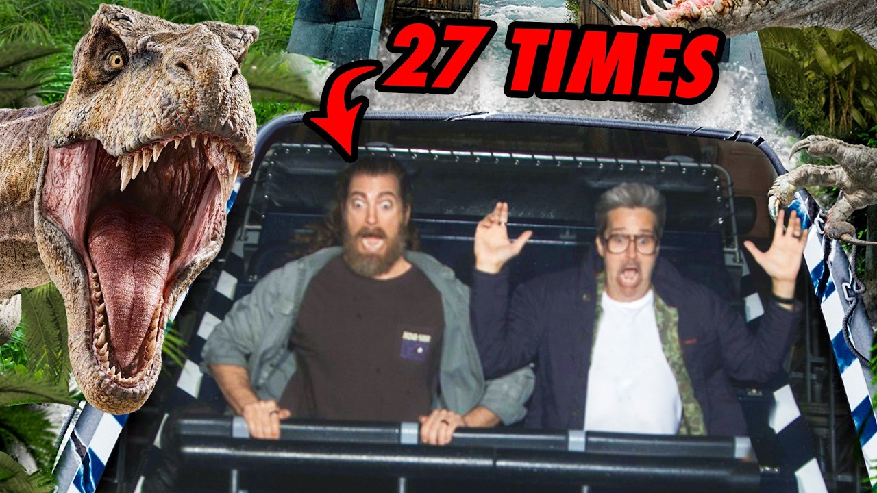 We Ride Jurassic World 27 Times (Universal Studios)