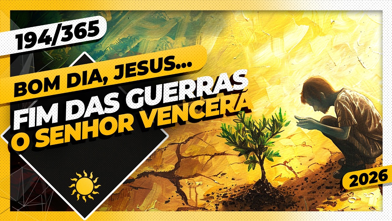 FIM DAS GUERRAS: O SENHOR VENCERÁ - Bom dia, Jesus! 194/365 (2026)