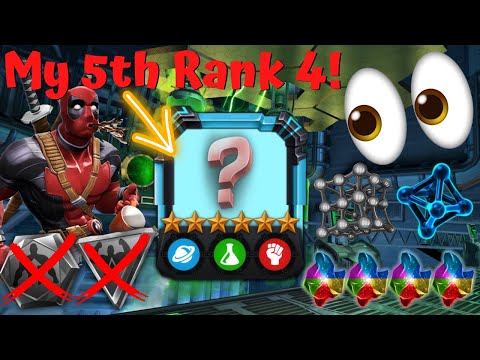 MY 5TH 6* RANK 4 CHAMP! UNEXPECTED? Sig 200 Prestige! Full Rank Up & Gameplay! Max Damage! - MCOC