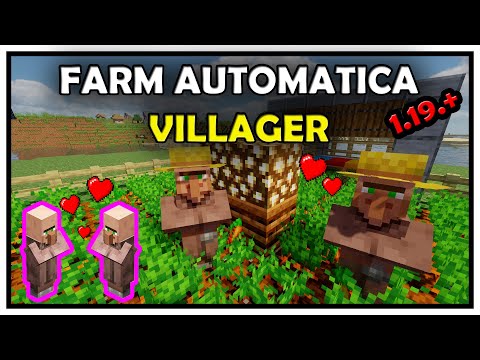 Come fare una farm di VILLAGER automatica | semplice veloce | MINECRAFT 1.19.2 (JAVA)| TUTORIAL ITA