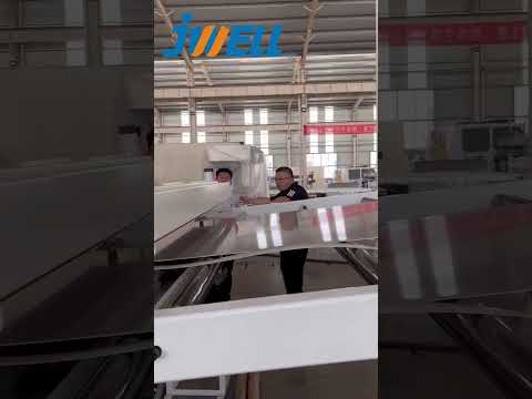 PVC Free Foaming/UV Imitation Marble Board Extrusion Line #jwell #factory #plastic #extruder