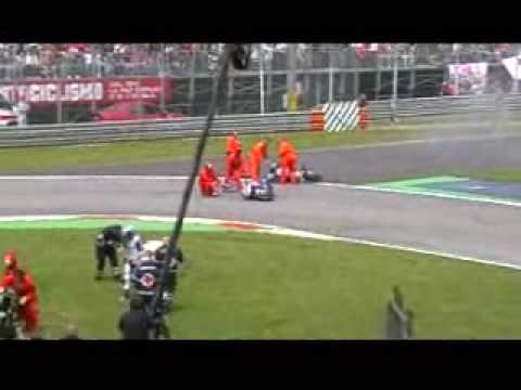 SBK MONZA 2009  - INCIDENTE ALLA PRIMA VARIANTE (GARA 1)