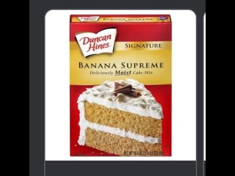Banana Pudding Cake( box cake mix) Great taste!Easy...