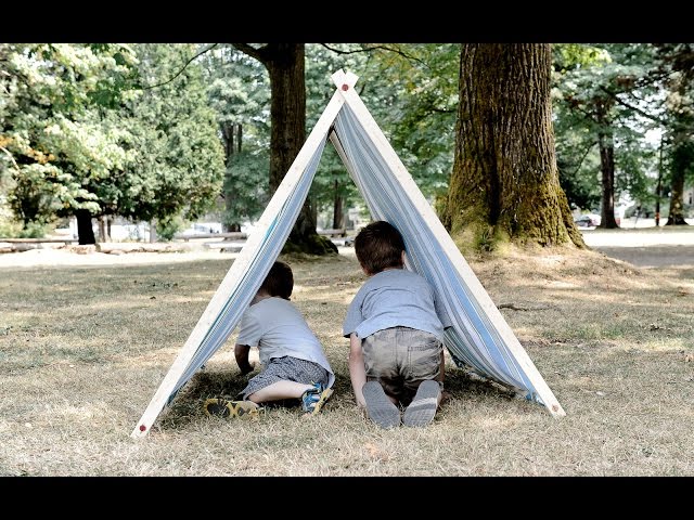 How To Make a Kids A-Frame Tent