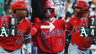 Jose Siri's 444-FT. HOMER highlights a THREE-HR, SEVEN-RUN INNING for the Angels! ????????