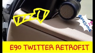 How To Retrofit Twitters In BMW E90 E46