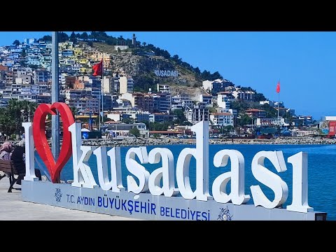 KUŞADASI AYDIN TÜRKIYE | MORNING SEASIDE WALK TOUR | 12 May 2026 | 4k UHD 60fps