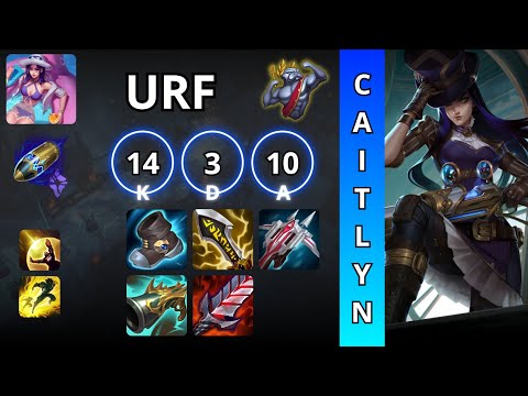 🎯 Caitlyn URF Gameplay – Sniper Control Mayhem | League of Legends