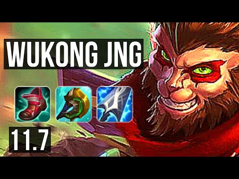 WUKONG vs VOLIBEAR (JUNGLE) (DEFEAT) | 3.3M mastery, 11/1/3, Legendary | EUW Diamond | v11.7
