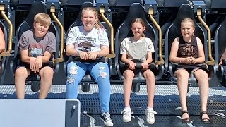 A Day at Lagoon Amusement Park, Who will get the Most Wet on RattleSnake Rapids?