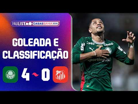 PALMEIRAS 4 X 0 CAPIVARIANO | MELHORES MOMENTOS | QUARTAS DE FINAL | PAULISTÃO CASAS BAHIA 2026