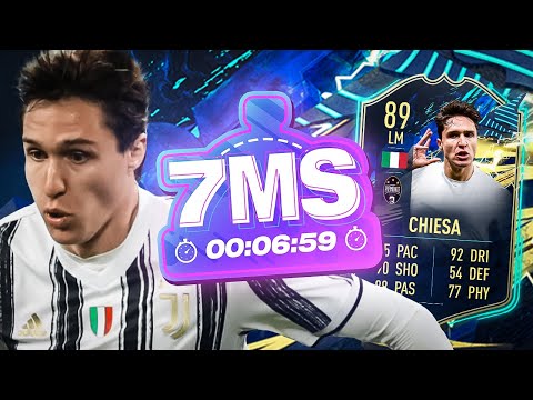 EPIC TOTS FEDERICO CHIESA 7 MINUTE SQUADS! #FIFA21