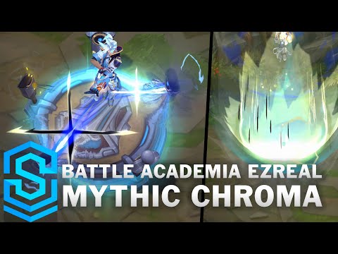 Mythic Battle Academia Ezreal Chroma Comparison | League of Legends | Mythic Chroma
