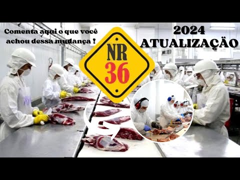 NR 36 2024 SEGURANÇA E SAÚDE NO TRABALHO EM EMPRESAS DE ABATE E PROCESSAMENTO DE CARNES E DERIVADOS