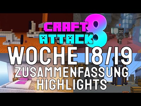 Craft Attack 8 KOMPLETTE WOCHE 18/19 ZUSAMMENFASSUNG - Jeder Teilnehmer| Von Fan für Fans | Urutox