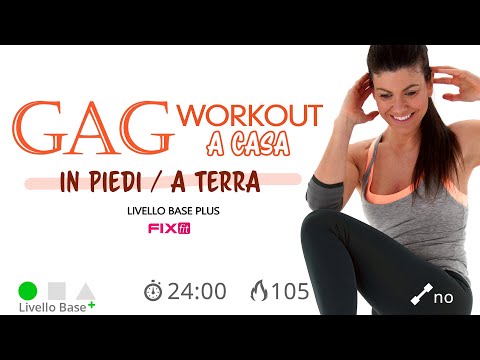 GAG - Esercizi Per Tonificare Gambe, Addominali e Glutei Senza Salti