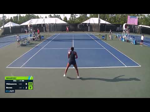 Jaedan Brown v Dasha Vidmanova - UGA v UM - 17.5.23