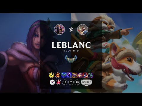 LeBlanc Mid vs Corki - KR Challenger Patch 12.12