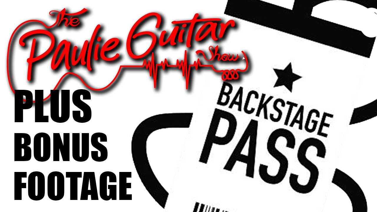 Promotional video thumbnail 1 for The Paulie Guitar Show