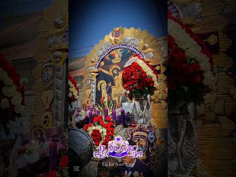 Segundo recorrido del #SeñorDeLosMilagros de Santa Isabel 🙏💜 #ElMilagroPerú #Carabayllo #Fe