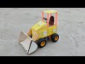 How To Make JCB At Home From Matchbox Diy JCB Backhoe Loader Mini JCB Toy