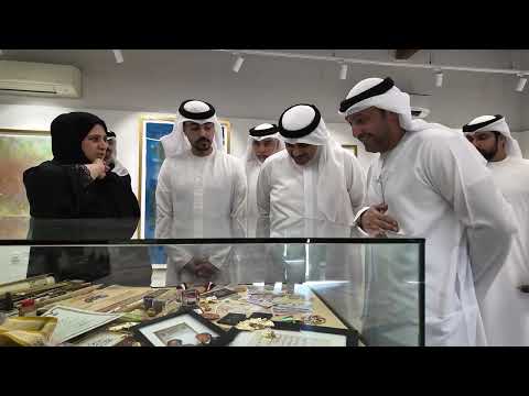 نائب القنصل الكويتي يزور معارض مهرجان الفنون الإسلامية بساحة الخط في قلب الشارقة