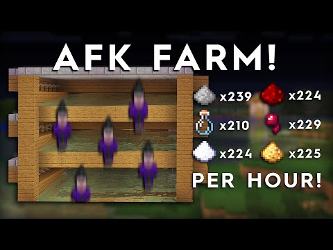 Minecraft Witch Farm - Easy and Efficient Build - 1.16