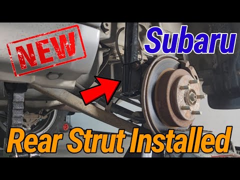 SUBARU FORESTER 2.5L! How to Install  Rear Strut Supper Easy.