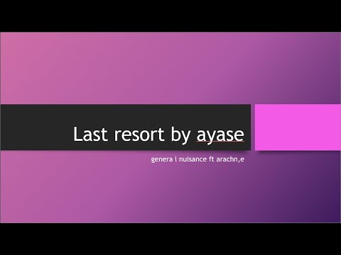 Last Resort but it's Rock Your Body