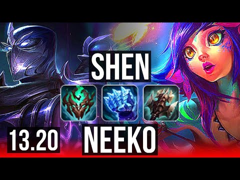 SHEN vs NEEKO (TOP) | 2.6M mastery, 1600+ games, 6/3/19 | KR Master | 13.20