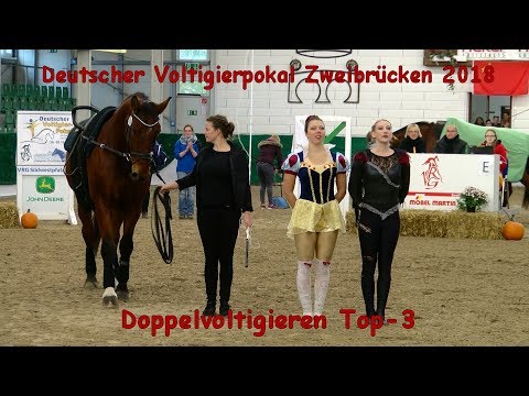 Deutscher Voltigierpokal Zweibrücken 2018 - Doppelvoltigieren Top-3