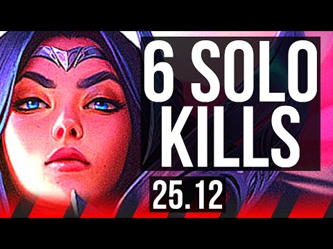 IRELIA vs VLADIMIR (TOP) | 69% winrate, 6 solo kills, Godlike, 16/4/6 | EUW Master | 25.12