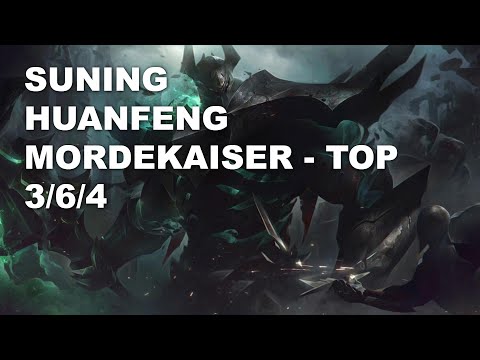 Suning huanfeng Top Mordekaiser vs Jax - KR Grandmaster Patch 10.8