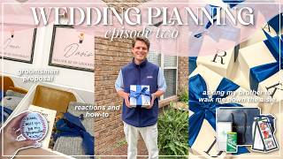 WE SIGNED OUR WEDDING VENUE!💍 | Wedding Planning Series Ep. 2, Groomsmen Proposal, Hair & Makeup