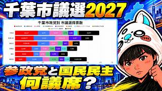 【千葉市議選2027】参政党と国民民主は何議席？立憲を崩壊させた元総理のお膝元での乱戦へ　＃選挙　＃参政党　＃自民　＃立憲　＃国民民主党