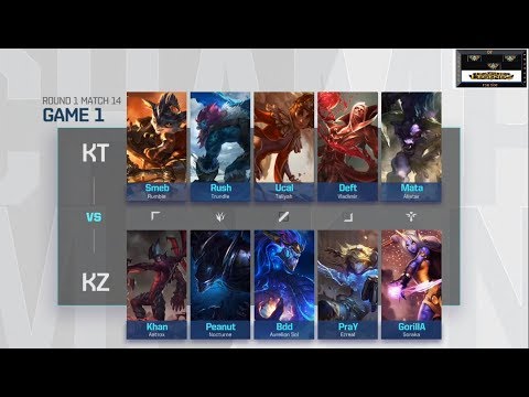 [LCK Summer 2018] highlight Game 1 KZ vs KT