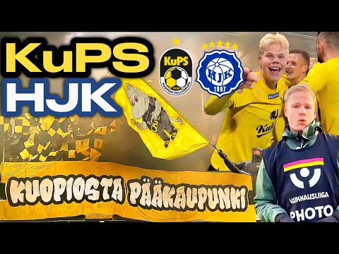 Kuopiosta PÄÄKAUPUNKI??😅 KuPS vs HJK - Matsivlogi