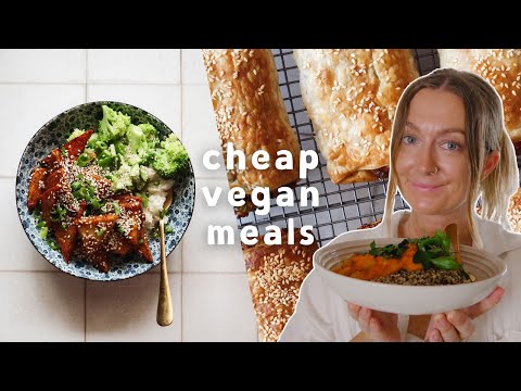 Budget-friendly VEGAN meals I absolutely love! (high protein)
