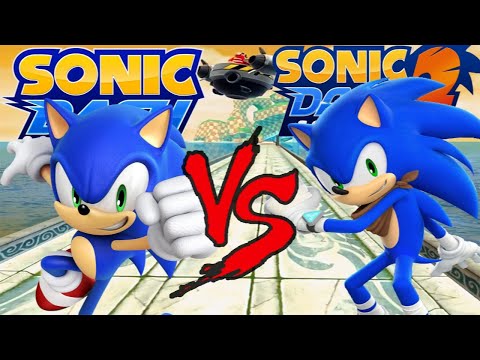 Sonic Dash vs Sonic Dash 2 Sonic Boom - Gameplay Walkthrough (Android,iOS)