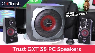 Budget BASS? Trust Gaming GXT 38 Tytan 2.1 PC Speakers with Sound Test