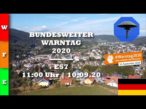 Nationwide Warning Day 2020 - Siren Alarm | E57 | #WarningDay in Neustadt