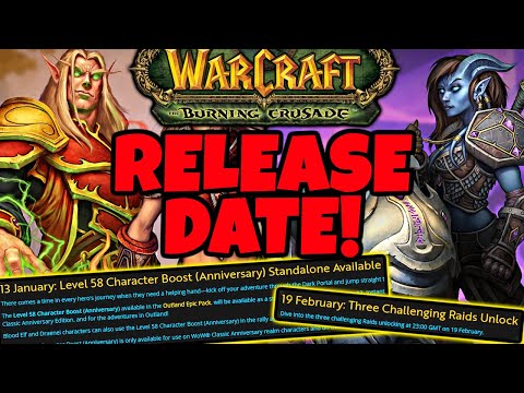 TBC Anniversary Released IS FINALLY HERE! Time To Get READY For Outlands!