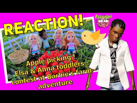 COME PLAY WITH ME (REACTION) Apple Picking Contest at Barbie's Farm